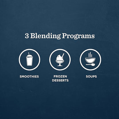 Vitamix Ascent X2 Blender with Three Blending Programs, Self-Cleaning Program, Professional-Grade Blender for Smoothies, Soups and More, Stainless-Steel Blades, 48 Oz Container, Nano Gray