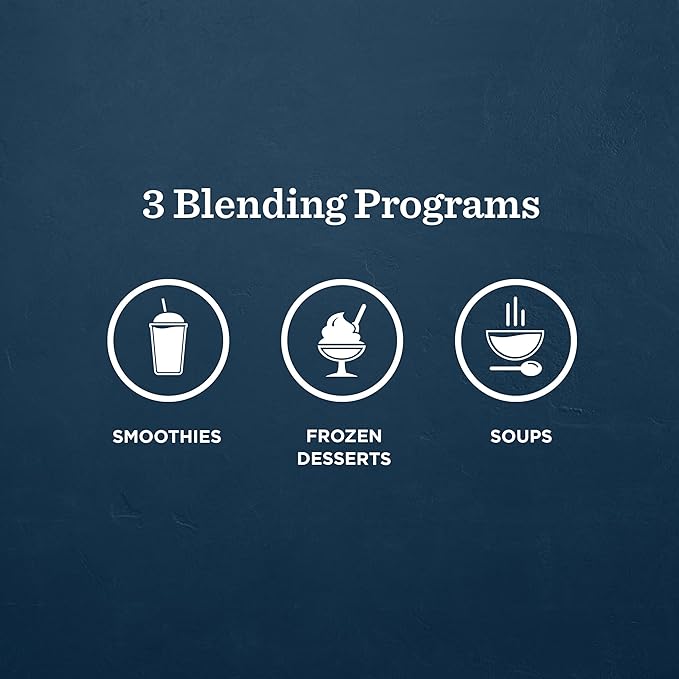 Vitamix Ascent X2 Blender with Three Blending Programs, Self-Cleaning Program, Professional-Grade Blender for Smoothies, Soups and More, Stainless-Steel Blades, 48 Oz Container, Midnight Blue