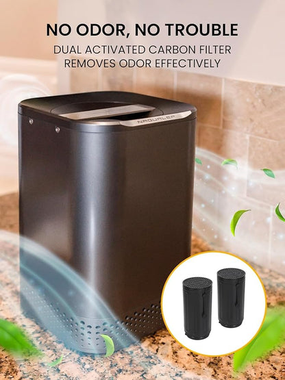 Nagualep NA2 Kitchen Electric Composter Activated Carbon Filter (2 Pack)