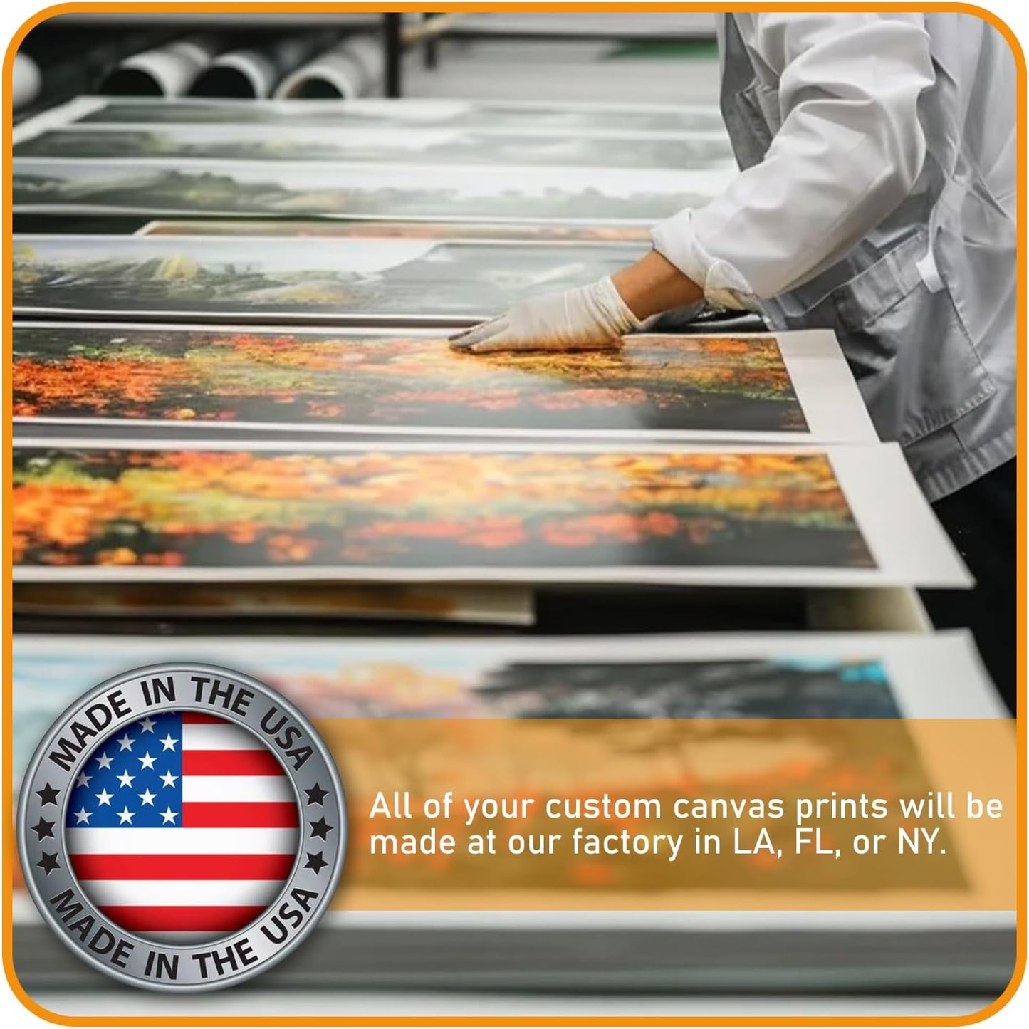 xzartdiy Custom Canvas Prints with Your Photos - Personalized Picture Print Customized Gifts for Family Home Office Wall Art Decor, Wrapped Canvas 20x36inch