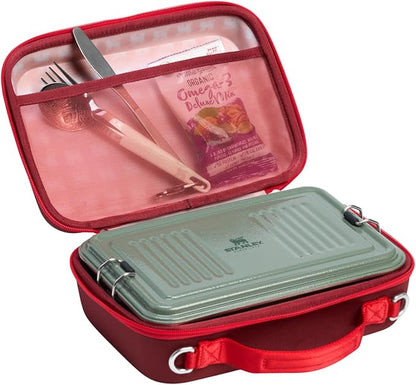 STANLEY All Day Mini Lunch Box | 4.2-quart | EVA Insulated Lunch Bag | Crush Resistant | Adjustable Strap | BPA-Free | Cranberry