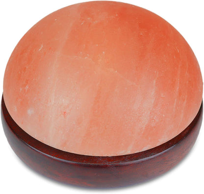 Himalayan Secrets® Salt Dome Lamp | for Warming Up Hands and Feet (9" Diameter)