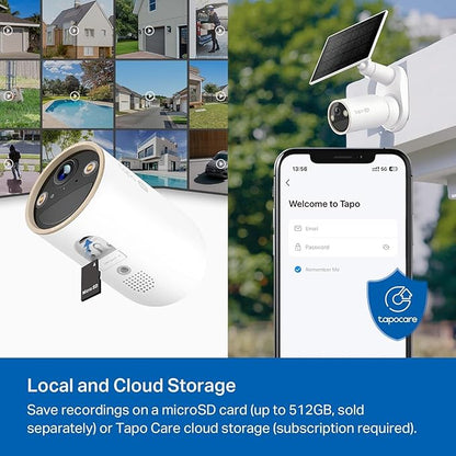 Tapo MagCam 4K Outdoor Wireless Security Camera - Up to 200-Day Battery, Magnetic Mount, Person/Vehicle Detection, Subscription-Free Local Storage or Optional Cloud, Works with Alexa, C460 (3-Pack)