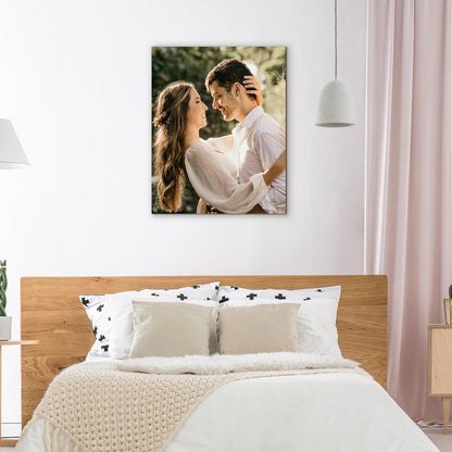 WayToLight Custom Canvas Prints with Your Photos Framed Personalized Picture Canvas Prints Wall Art Ideal for Home Decor Christmas Family Gifts (8" x 12")