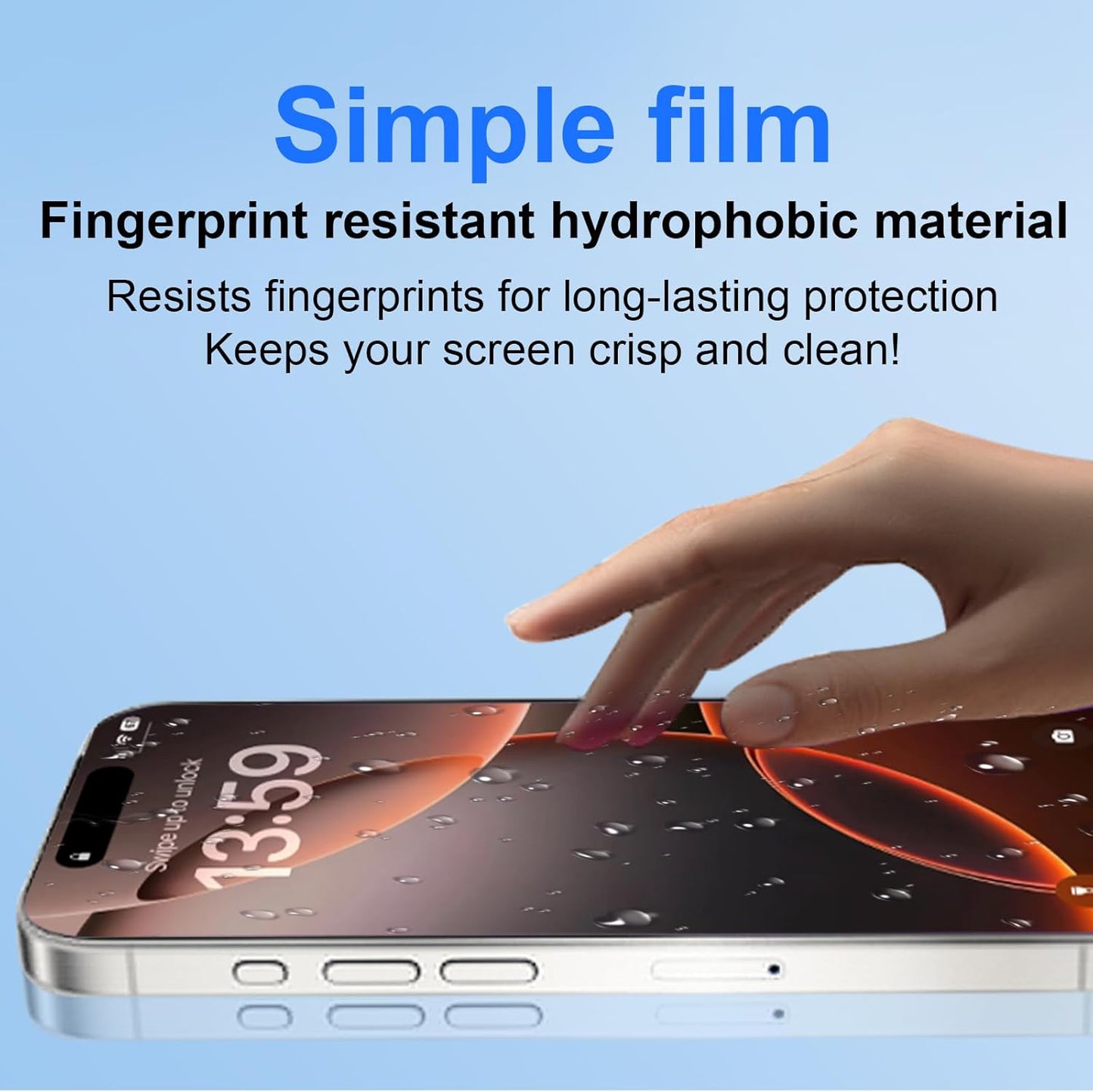 OneFish Full Edge Coverage Tempered Glass Screen Protector for IPhone 16e/ 14/13/ 13 Pro 6.1 inch 2 Pack Edge Reinforcement, Self-Aligning Installation, Case Friendly Privacy Screen Protectors