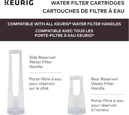 Keurig Water Filter Refill Cartridges,Replacement Water Filter Cartridges,Compatible with 2.0 K-Cup Pod Coffee Makers,2 Count (Pack of 12)