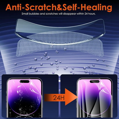 [3 Pack] Hydrogel Film Screen Protector for iPhone 14 Pro Max/iPhone 14 Plus (6.7 inch), Soft TPU Transparent Protective Screen Protector Film (Not Tempered Glass)