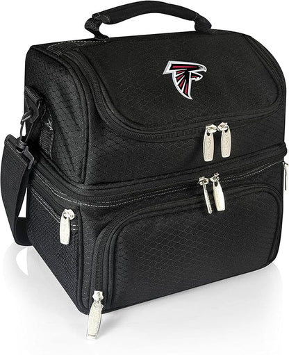 PICNIC TIME NFL unisex-adult NFL Pranzo Lunch Bag, Insulated Lunch Box with Picnic Set, Lunch Cooler Bag