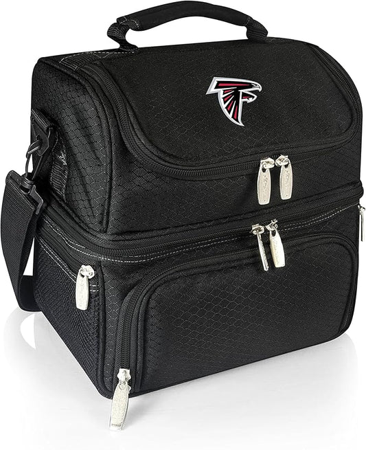 PICNIC TIME NFL unisex-adult NFL Pranzo Lunch Bag, Insulated Lunch Box with Picnic Set, Lunch Cooler Bag