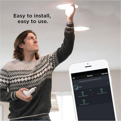 Sengled Smart Bulb, Zigbee Hub Required, Smart Light Bulb Works with Alexa, Google Home, SmartThings, Homekit and Siri, BR30 Dimmable Flood Light Bulb for Cans, Soft White 2700K, 650 LM, 9W, 8 Pack