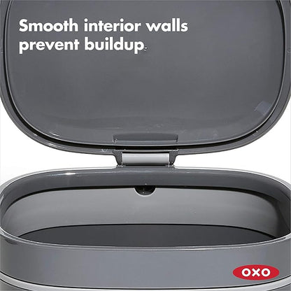 OXO Good Grips EASY-CLEAN COMPOST BIN - CHARCOAL - 1.75 GAL/6.62 L