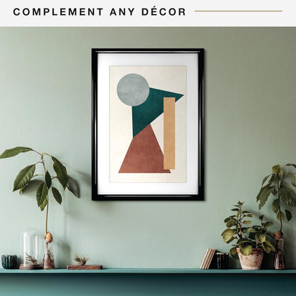 MCS Trendsetter 16x22 Matted Poster Frame with 12x18 Picture Display, Black Vertical & Horizontal Wall Hanging Large Picture Frame for Photos & Posters (1-Pack)