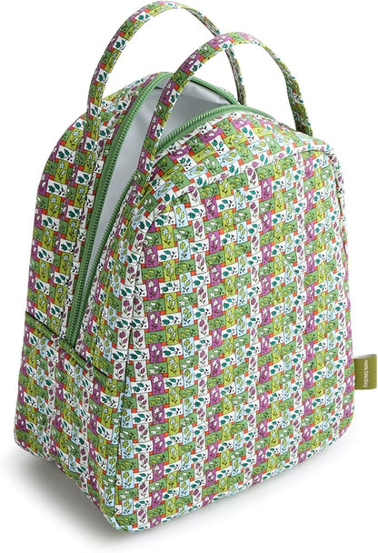 Premium Cotton Lunch Bag, Ribbon Plaid, One Size
