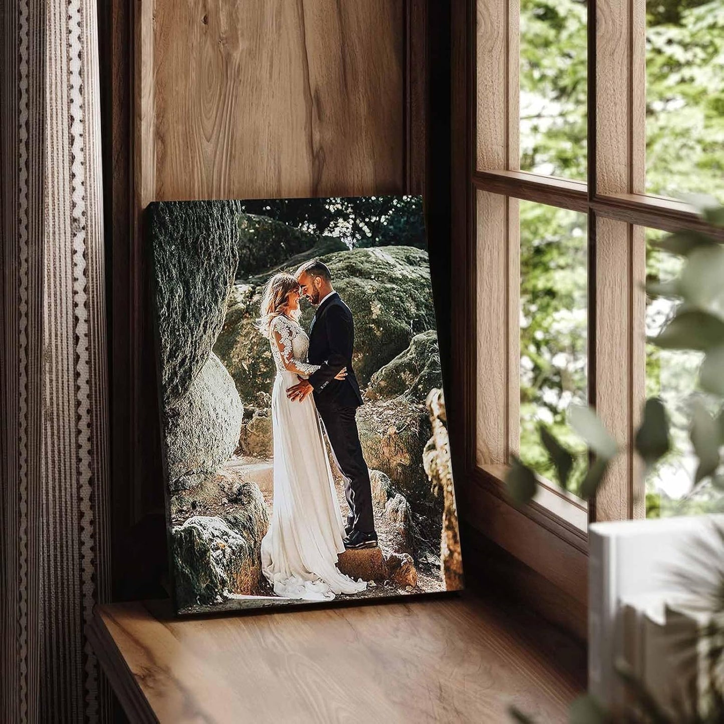 Personalized Custom Canvas Prints: Photo On Canvas (Framed Canvas, 8x10) Transform Your Photos into Stunning Framed Wall Art Digitally Printed Photo To Canvas Ideal for Home Decor, Gifts Keepsakes.