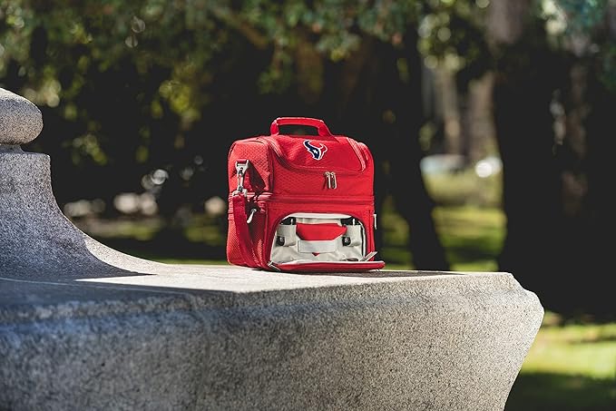 PICNIC TIME NFL unisex-adult NFL Pranzo Lunch Bag, Insulated Lunch Box with Picnic Set, Lunch Cooler Bag