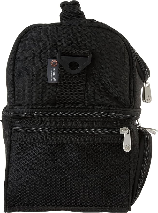 PICNIC TIME Star Wars Darth Vader Pranzo Insulated Lunch Box, Soft Sided Cooler Bag with Utensil Set, Dual Compartment Lunch Tote, (Black)