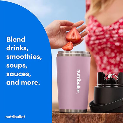 nutribullet Flip Portable Blender with Insulated Cup, Lavender, NBPB50350LAV