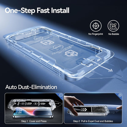 SMARTDEVIL 2-Pack Screen Protector for iPhone 13 Mini, Tempered Glass, HD Clear Film, Easy Installation, Dust-Free & Bubble-Free