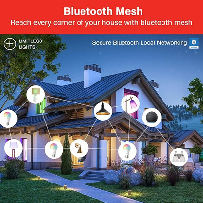 Sengled Alexa Light Bulb, S1 Auto Pairing with Alexa Devices, Warm Light Bulbs, Smart Light Bulbs That Compatible with Alexa, Bluetooth Mesh Smart Home Lighting, 60W Equivalent, E26, 800LM, 8-Pack