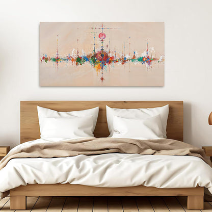 Canvas Wall Art Decor Wall Art Pictures for Living Room Artwork for Walls Abstract Colorful Wall Art Prints Abstract Canvas Art Wall Decor Hallway Wall Art Decorations Bedroom Home Decor 20" X 40"
