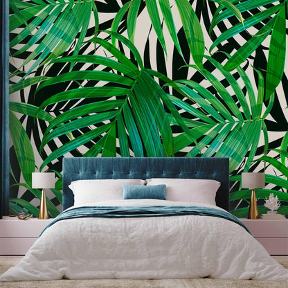 artgeist Wall Mural Tropical 138"x101" XXL Peel and Stick Self-Adhesive Wallpaper Removable Large Sticker Foil Wall Decor Print Picture Image Design b-B-0280-a-a