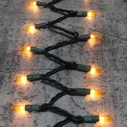 Green Wire,Yellow Incandescent Bulb 300 Mini String Lights for Indoor Christmas Tree Garland Birthday Wedding Party Festival Decoration