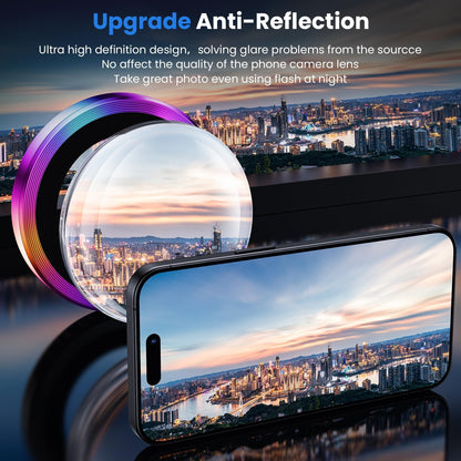 WSKEN for iPhone 16 Pro/iPhone 16 Pro Max Camera Lens Protector - [Original Shooting Model] Shatterproof Ultra HD Tempered Metal Glass Camera Screen Protector Cover Film Accessories