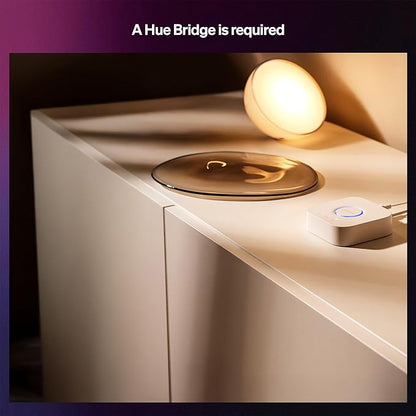 Philips Hue Secure Smart Contact Sensor, Black - 1 Pack, Door Sensor Made for Indoor Doors and Windows, Door Alarm Requires Hue Bridge, Works with The Hue App