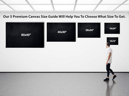 Death Star Inspired Canvas Print Wall Art | Futuristic Space Station Artwork | Smooth Surface Home Decor – Various Sizes (12in x 8in Modern Black Framed)