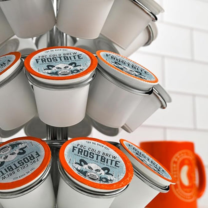 FRC Organic Frostbite Cold Brew Pods | Mold & Myco 3rd Party Tested, USDA, Kosher | Med Roast, 24 Pods for Kcup Brewers