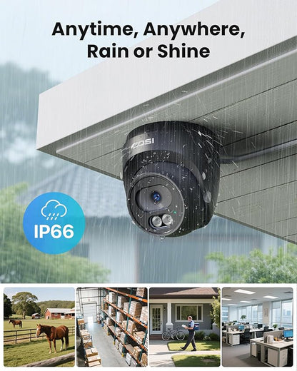 ZOSI C220 4CH 4MP QHD 2.5K PoE Home Security Camera System, 4 x 4MP(1440p) Dome IP Cameras Outdoor Indoor, Smart AI Human Detection, Two-Way Audio, 4CH 5MP 3K NVR with 1TB HDD for 24/7 Record