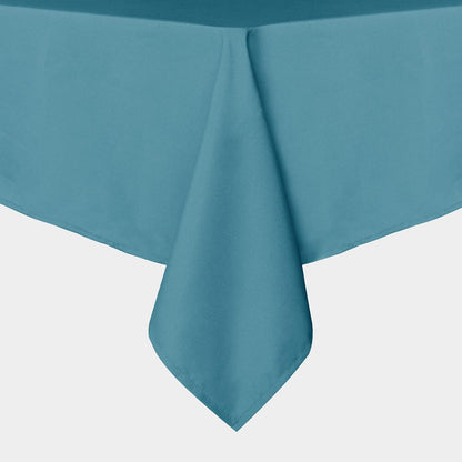 sancua Square Tablecloth - 70 x 70 Inch - Stain and Wrinkle Resistant Washable Polyester Table Cloth, Decorative Fabric Table Cover for Dining Tables, Buffet Parties and Camping, Teal