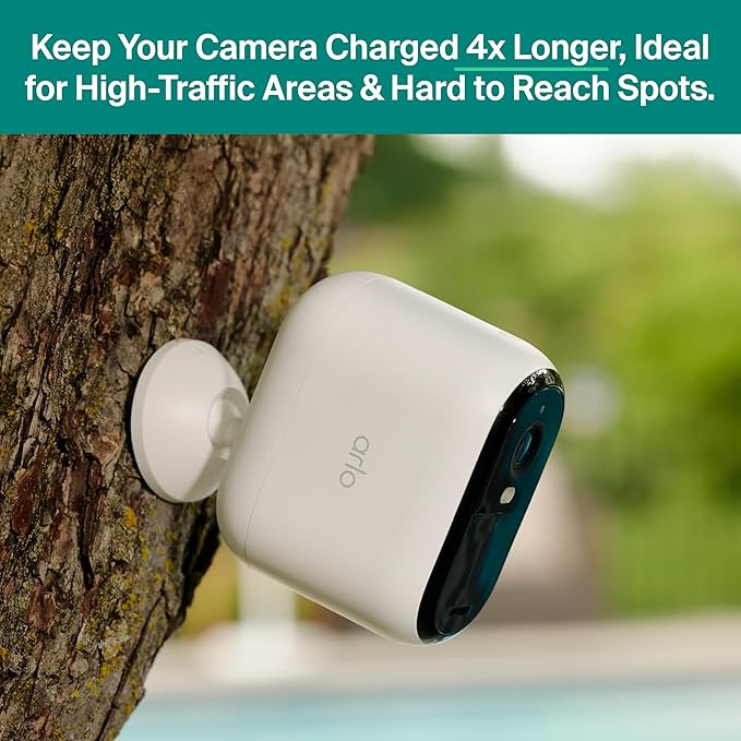 Arlo Essential XL Security Camera 2K (3rd Gen, 2025 Release) - Wireless Outdoor Camera, 4X Longer Battery, Person Recognition, Package Detection, Animated Preview, 1-Mo. Trial of Secure Plan, 1 Cam