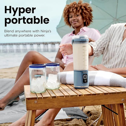 Ninja Blast Portable Blender, Cordless, 18oz. Vessel, Personal Blender For-Shakes and Smoothies, BPA Free, Leakproof-Lid and Sip Spout, USB-C Rechargeable, Dishwasher Safe Parts, Lavender, BC151ML