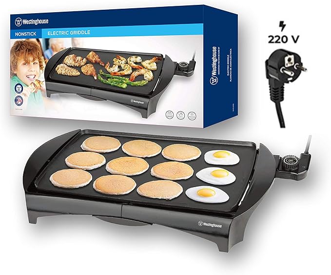 220 volt griddle Family Size grill 220 Volts WKGL2456 220v 240 volts (NOT FOR USE IN USA)