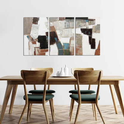 Canvas Wall Art Decor Large Wall Art Pictures for Living Room Abstract Colorful Wall Art Decor Artwork for Walls Abstract Canvas Art Wall Decor Art Work For Room Office Home Wall Decor 24" X 36" *3pcs