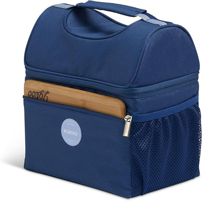 Igloo Gripper Soft Sided Cooler Bag | Insulated Dual Compartment Lunch Cooler