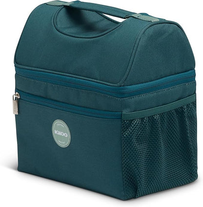 Igloo Gripper Soft Sided Cooler Bag | Insulated Dual Compartment Lunch Cooler