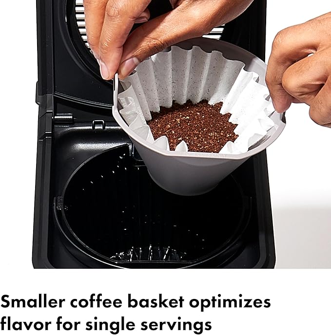 OXO Brew 8-Cup Coffee Maker with Podless Single-Serve Function and Glass Carafe