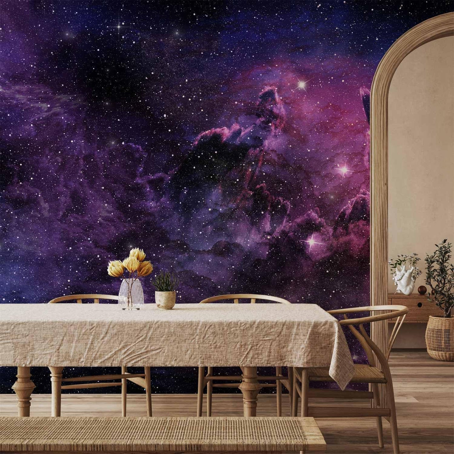 artgeist Wall Mural Cosmos Galaxy 138x101 in - XXL Non-Woven Wallpaper Fleece Wall Decor Photo Print Picture Image Design Home a-C-0022-a-a