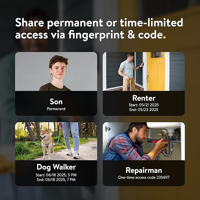 Nuki Keypad 2, Fingerprint Door Access, Secure Code Entry for Smart Lock, Easy Install, Keyless Entry for Kids, Seniors, Guests, Smartphone-Free Access
