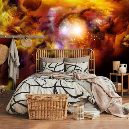 artgeist Premium Wall Mural Cosmos Galaxy 177x124 in - XXL Non-Woven Wallpaper Fleece Wall Decor Photo Print Picture Image Design Home n-A-0027-a-d