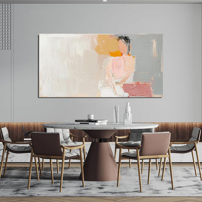 Abstract Canvas Wall Art Decor Canvas Wall Art Pictures for Living Room Artwork for Walls Abstract Canvas Art Wall Decor Pink Wall Art Paintings Prints Art Work for Room Office Home Wall Decor 24"x48"
