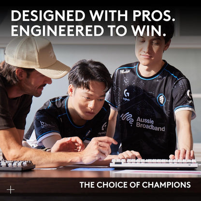 Logitech G PRO X SUPERLIGHT 2 Wireless Gaming Mouse, 60g Pro-Grade with 5 Programmable Buttons, 44k DPI Sensor, 8kHz Report Rate, USB-C Charging for PC/Mac - White