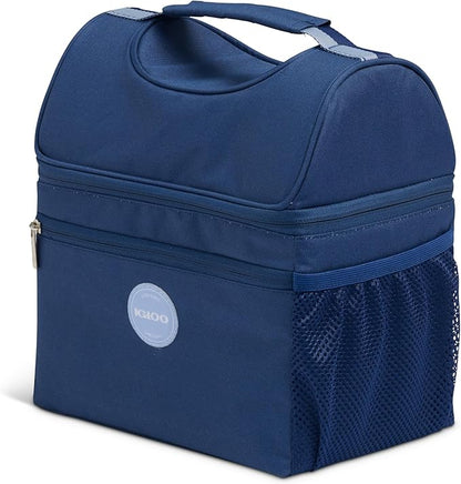 Igloo Gripper Soft Sided Cooler Bag | Insulated Dual Compartment Lunch Cooler