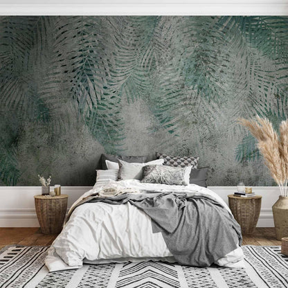 artgeist Wall Mural Leaves 79x55 in - XXL Non-Woven Wallpaper Fleece Wall Decor Photo Print Picture Image Design Nature Botanical Plants Palm Abstract b-C-0861-a-a