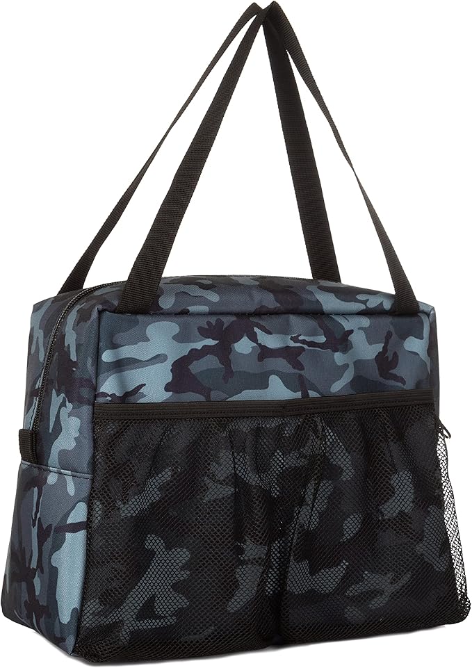 Dickies Insulated Lunch Bag Holder for Work, Thermal Reusable Office Lunch Box for Men, Women (Grey Camo)