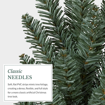 Balsam Hill 9.5ft Pre-Lit Classic Blue Spruce - Artificial Christmas Tree with 5,248+ Tips, Twinkly LED Smart Lights, Easy Plug System & Premium Stand for Indoor Holiday Decorating