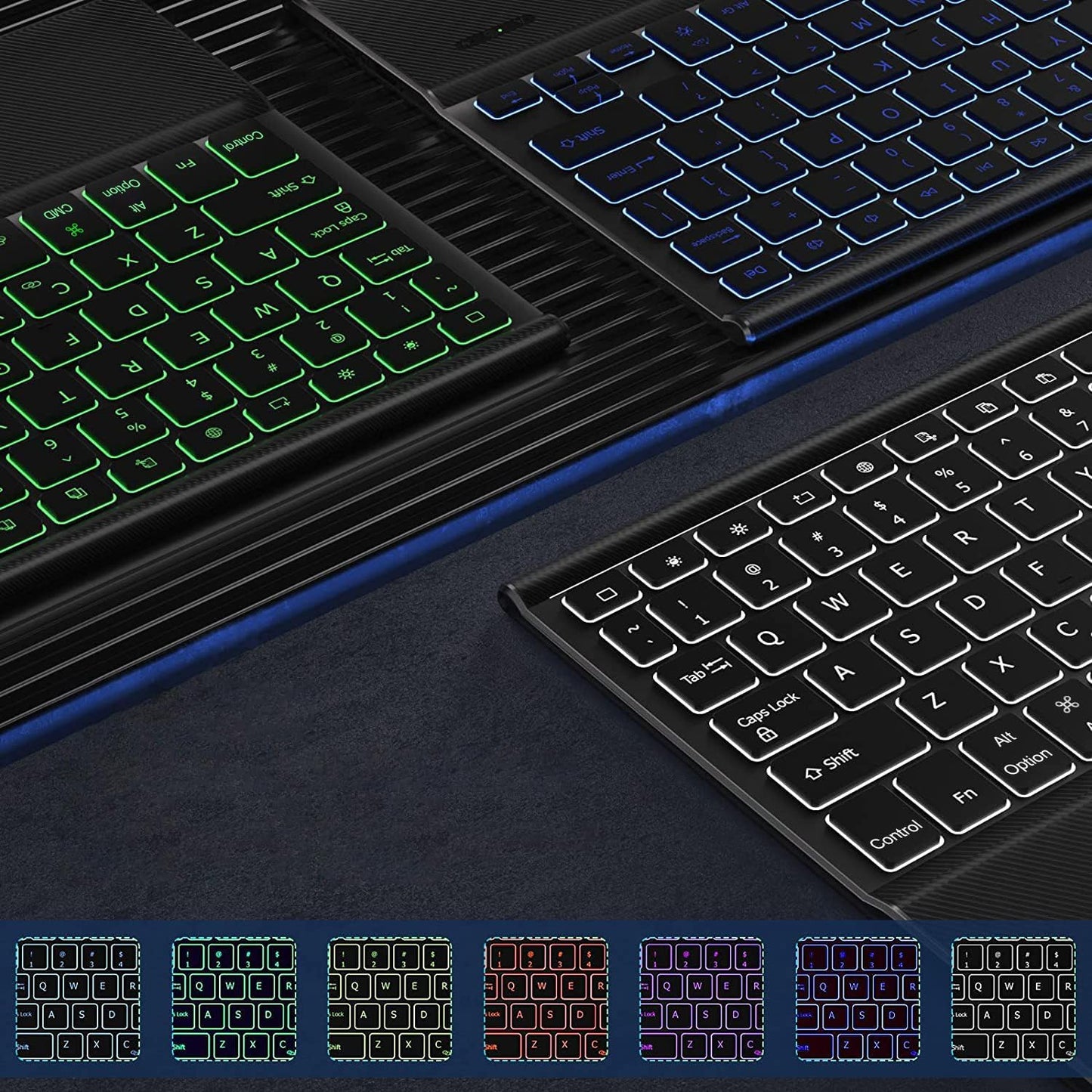 Sahara - Navigate Series Keyboard Case with Track Pad for iPad Air 11" (M2 2024/M3 2025), Black, (TB00425)