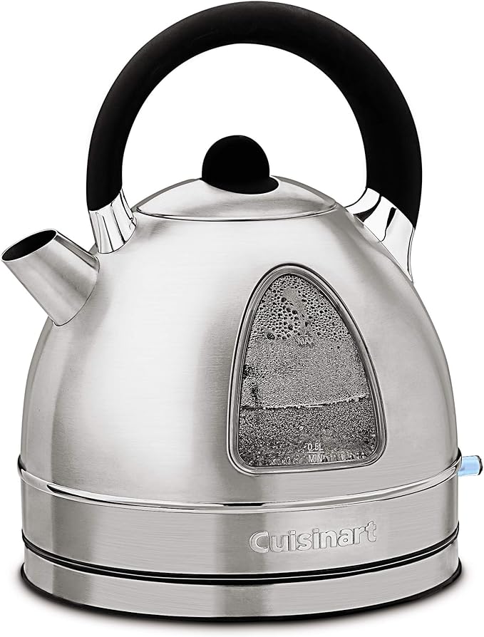 Cuisinart DK-17 Cordless Stainless Steel Electric Kettle (Renewed)